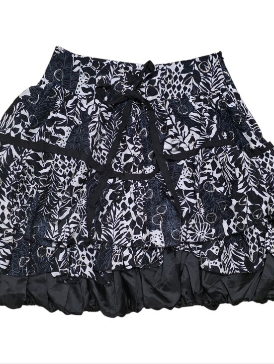 Alberto Makali Dresses & Skirts - Alberto Makali silk cotton blend corset lace bubble skirt with tropical design